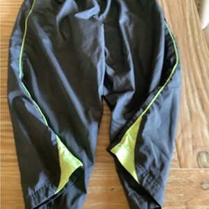 Danskin grey /green  capris with Drawstring sz4/6 small